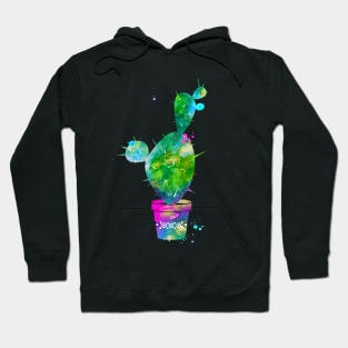 Cactus Watercolor Painting 1 Hoodie